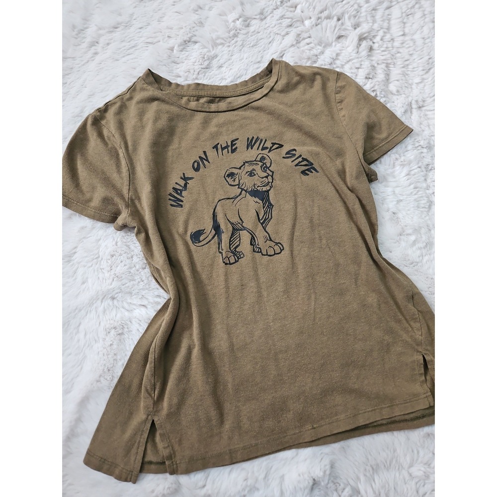 Disney The Lion‎ King "Walk on the Wild Side" Graphic Tee Women's Size L
